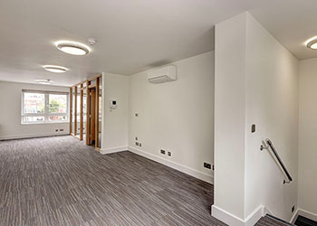 Air-Conditioned Office Suite To Let, 420 sq ft 39 sq m, First Floor, 36 Earls Court Road, Kensington, London W8 | JMW Barnard Commercial Property Agents'; ?>