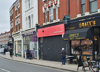 Shop & Basement to Let, Ground floor & basement, 1,219 sq ft, 771 Fulham Road, Parsons Green, London SW6 | JMW Barnard Commercial Property Agents'; ?>